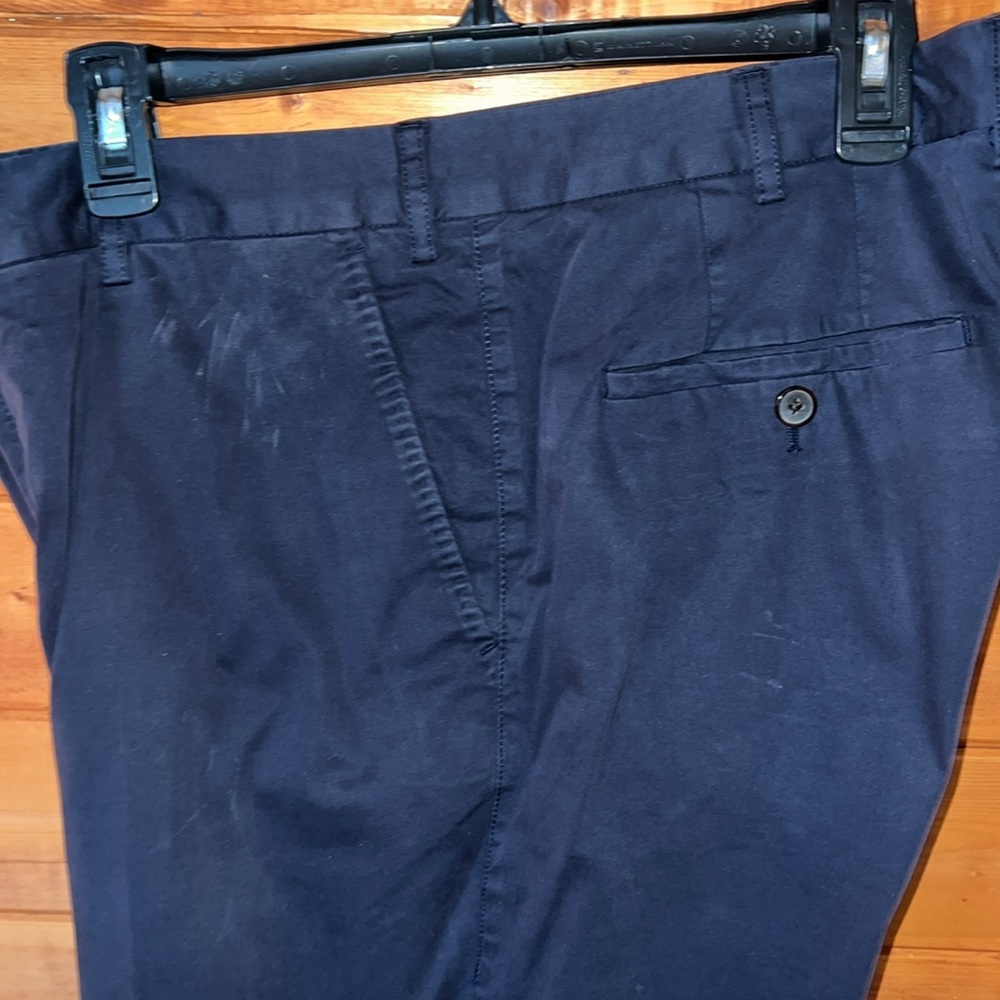 $129 Suitsupply Porto Navy mens Chinos 36x36 - Picture 3 of 8